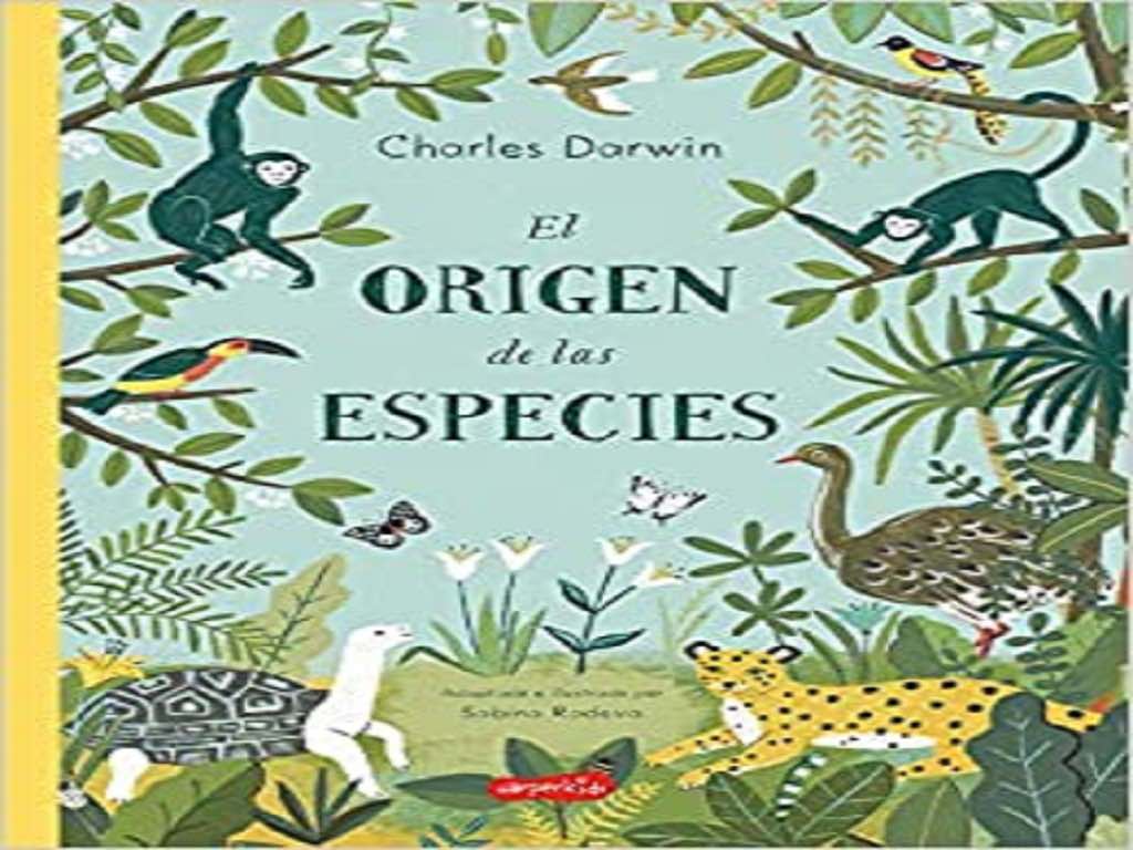 Portada del libro "El origen de las especies" Charles Darwin de Sabina Rabeda