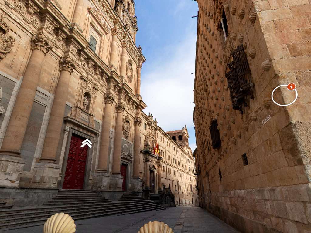 Juego Virtual Salamanca. Turismo de Salamanca. Clerecía. Imagen José Ángel Barbero