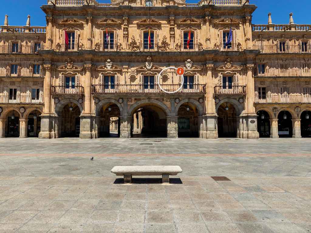 Juego Virtual Salamanca. Turismo de Salamanca. Plaza Mayor. Imagen José Ángel Barbero