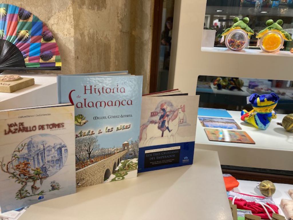 Libros Tienda de Turismo de Salamanca. Imagen Turismo de Salamanca