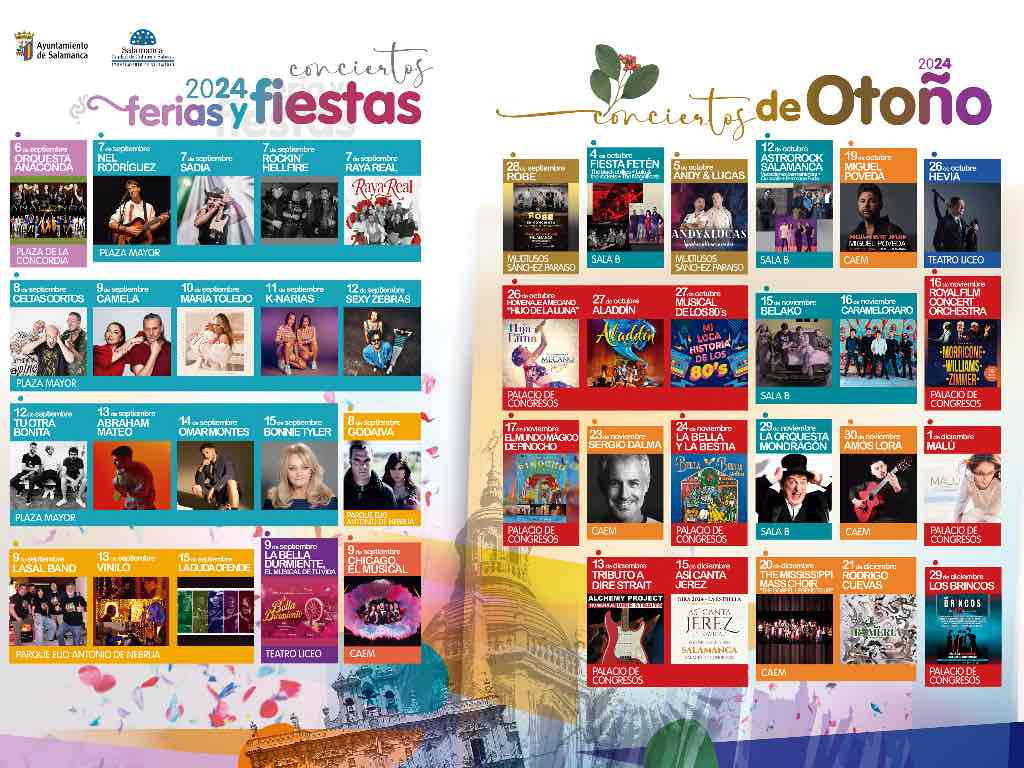Programa Ferias y Fiestas de Salamanca 2024
