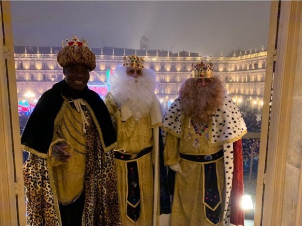 Reyes Magos en la Plaza Mayor de Salamanca